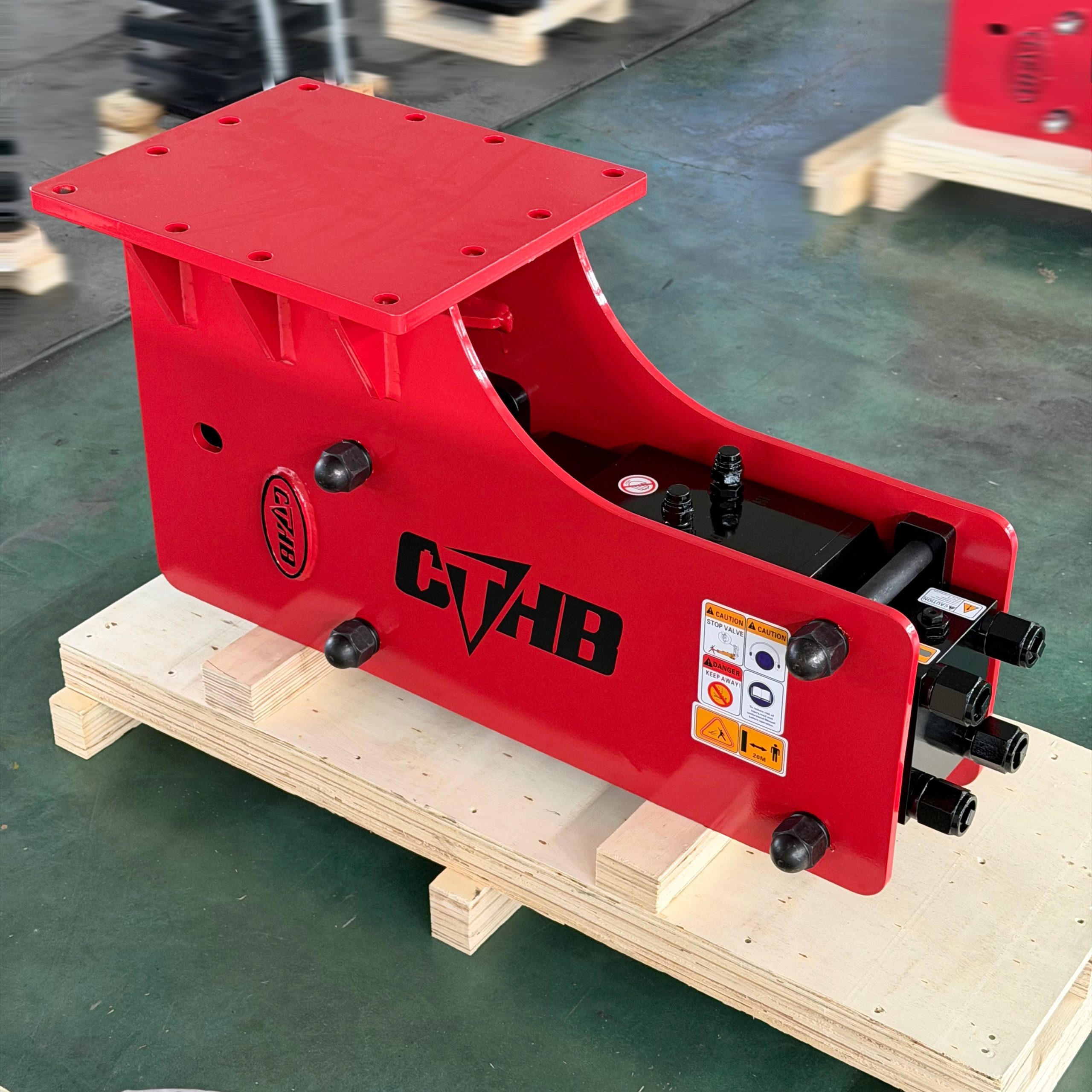 Excavator hydraulic post driver