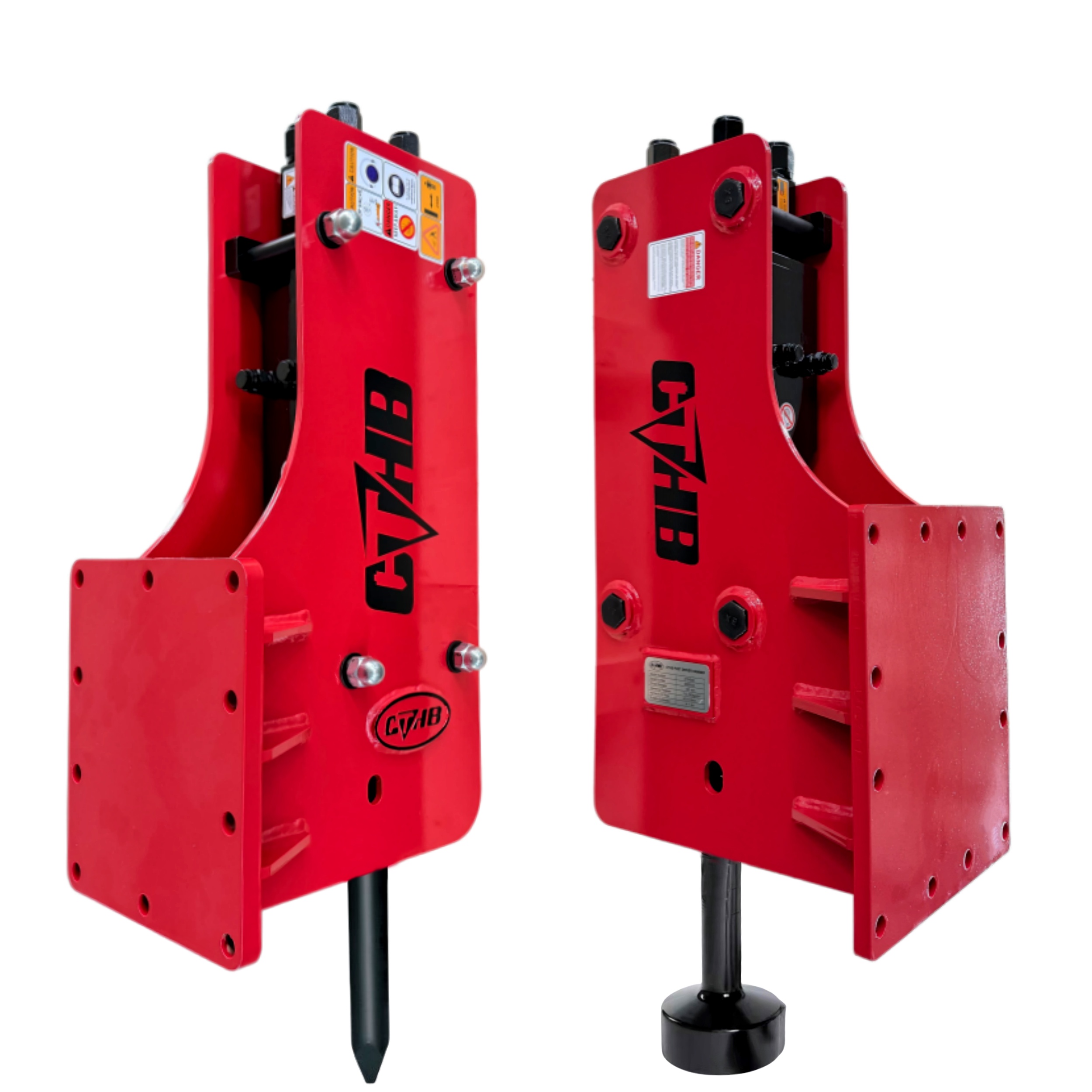 Excavator hydraulic post driver